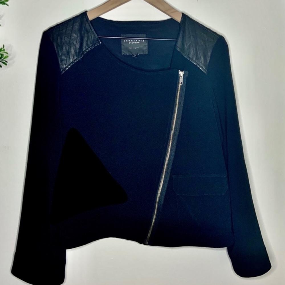 Anthropologie Sanctuary Asymmetrical Moto Jacket